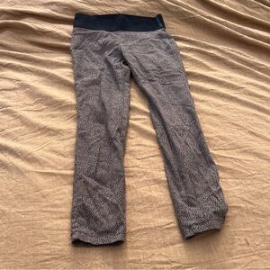 Soft Surroundings Leopard Print Leggings with Black Elastic Waistband Size PXS